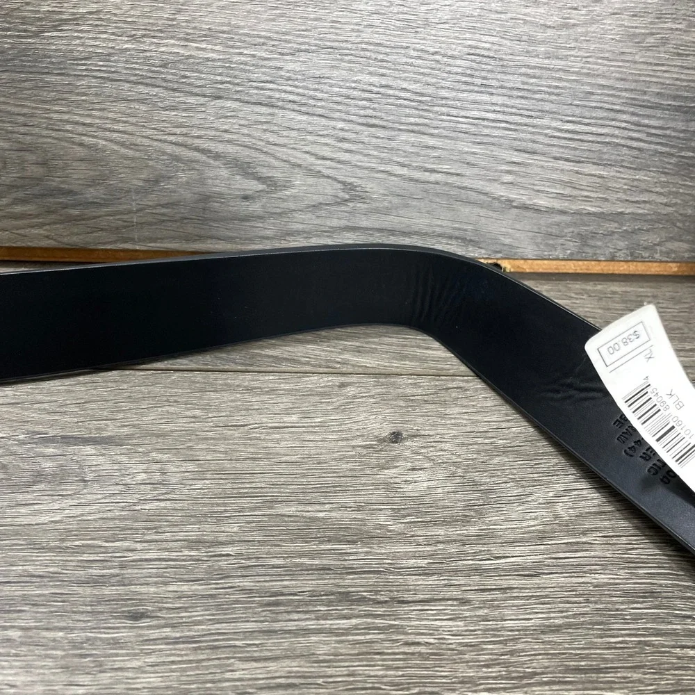 Nike Belt Mens XL Black Brown Leather Golf Sport Buckle 42 44 Inches New $38